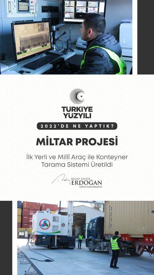 <p>İlk yerli ve millî araç ile konteyner tarama sistemini ürettik.</p>