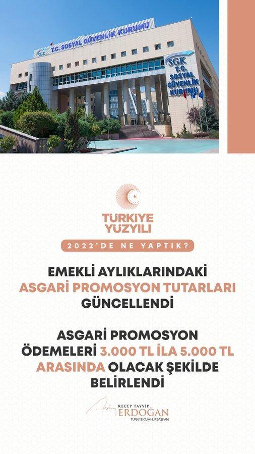 <p>Emekli aylıklarındaki promosyon tutarını en az 3.000 TL olacak şekilde g&uuml;ncelledik.</p>
