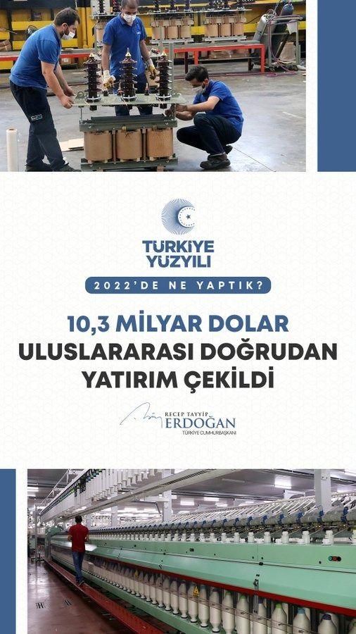 <p>&Uuml;lkemize 10,3 milyar dolar uluslararası doğrudan yatırım &ccedil;ektik.</p>
