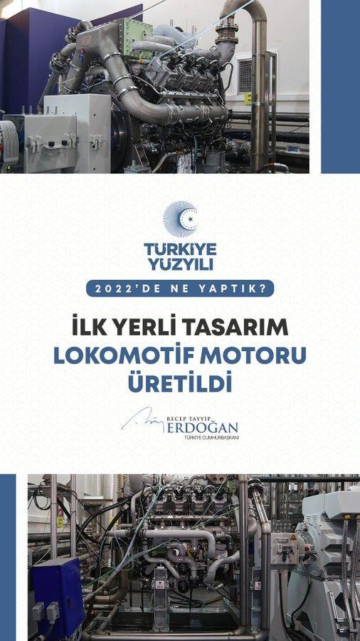 <p>İlk yerli tasarım lokomotif motorunu &uuml;rettik ve ilk ateşlemesini başarıyla tamamladık.</p>
