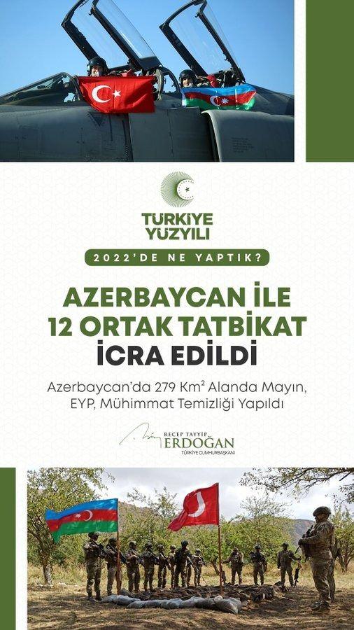 <p>Can Azerbaycan ile 12 ortak tatbikat ger&ccedil;ekleştirerek asker&icirc; kabiliyetlerimizi g&ouml;zden ge&ccedil;irdik.</p>
