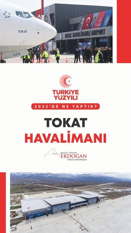 <p>Tokat Havalimanı&rsquo;nı a&ccedil;tık.</p>
