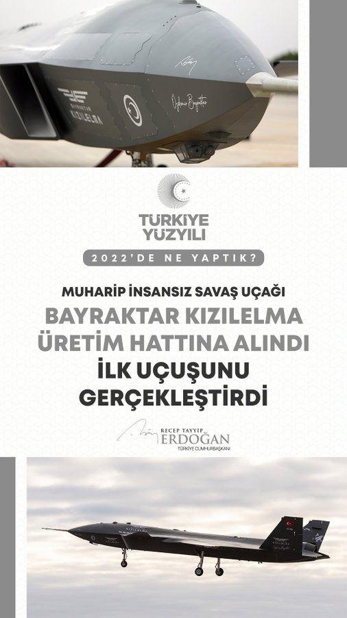 <p>T&uuml;rkiye&rsquo;nin ilk insansız savaş u&ccedil;ağı Bayraktar Kızılelma ilk u&ccedil;uşunu ger&ccedil;ekleştirdi. #İstikbalinY&uuml;zyılı</p>

