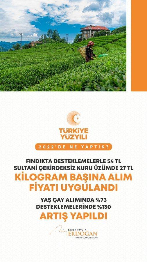 <p>Yaş &ccedil;ay alımında %73, desteklemelerinde %130 artış yaptık.</p>
