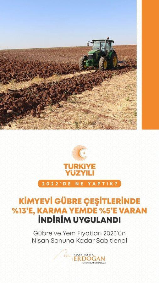 <p>Kimyevi g&uuml;bre &ccedil;eşitlerinde ve karma yemde indirimler uyguladık, fiyatları 2023&rsquo;&uuml;n Nisan sonuna kadar sabitledik.</p>
