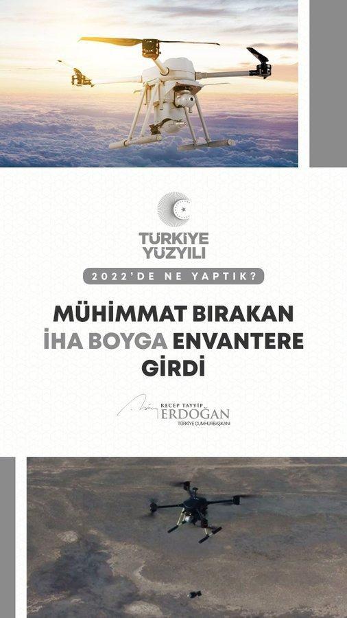 <p>M&uuml;himmat bırakan insansız hava aracımız Boyga&rsquo;yı envantere d&acirc;hil ettik.</p>
