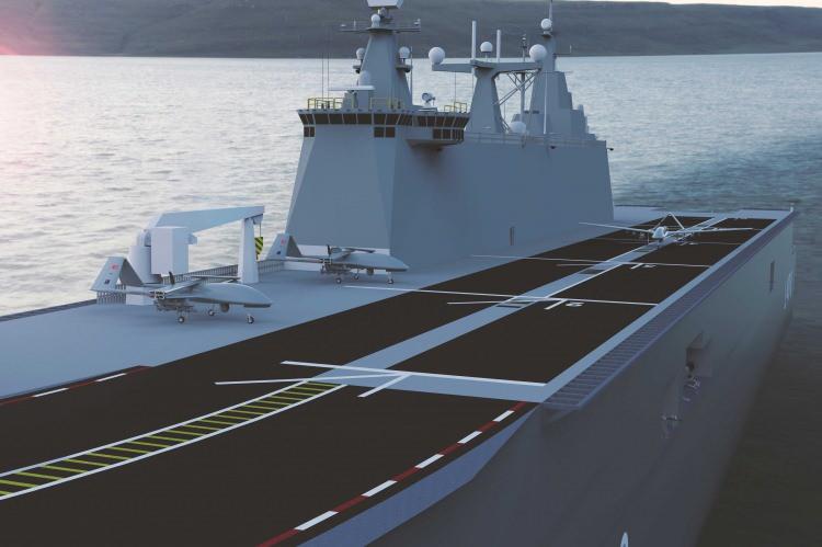 <p><strong>TCG ANADOLU'YA İNİŞ KALKIŞ YAPABİLECEK</strong></p>
<p> </p>
<p>Baykar Savunma tarafından Bayraktar TB2 üzerinden geliştirilen ve daha fazla kalkış ağırlığına sahip olacak Bayraktar TB3 tipi SİHA’lar, TCG ANADOLU üzerinde kullanılacak. </p>