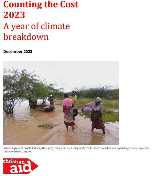 <p>Uluslararası yardım kuruluşu Christian Aid, 'Counting the Cost 2023' başlıklı yeni raporunda bu analizi yayınladı.</p>
