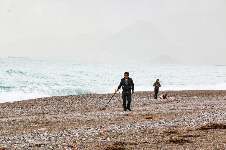 <p>Antalya'da dün fırtına etkisini gösterdi. </p>