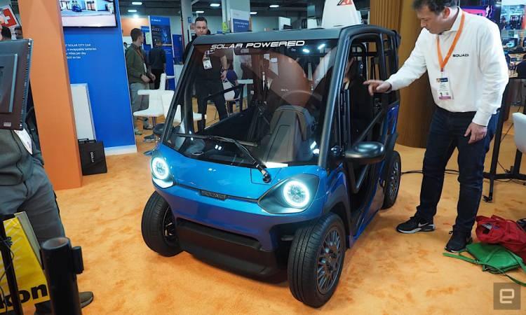 <p><span style="color:#B22222"><strong>29) GÜNEŞ ENERJİSİYLE ÇALIŞAN ELEKTRİKLİ ARAÇ</strong></span></p>

<p> </p>

<p>Squad Mobility'nin güneş enerjisiyle çalışan küçük elektrikli aracı kalabalık şehirler için bir rüya</p>

