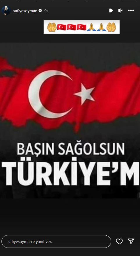 <p><span style="color:#000000"><strong>SAFİYE SOYMAN</strong></span></p>

<p><span style="color:#800000"><em><strong>"Başın sağ olsun T&uuml;rkiye'm."</strong></em></span></p>
