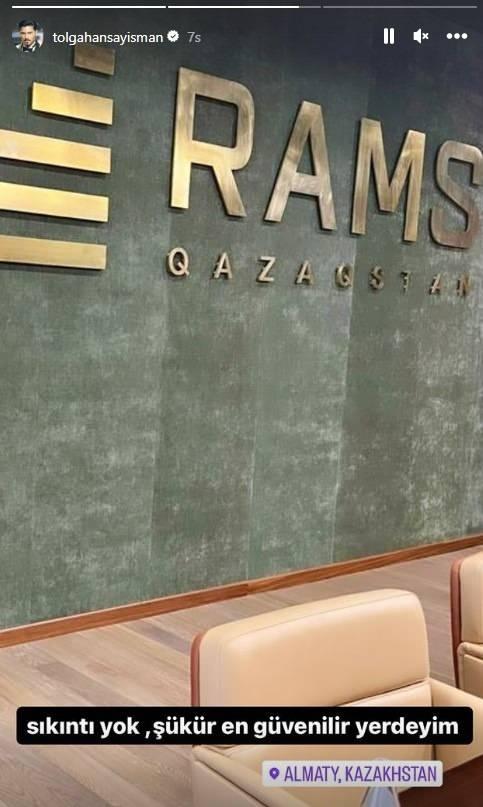 <p>Kendisine ulaşılamadığı iddialarıyla gündeme gelen Tolgahan Sayışman, "Sıkıntı yok. Şükür en güvenilir yerdeyim" ifadelerini kullandı. </p>