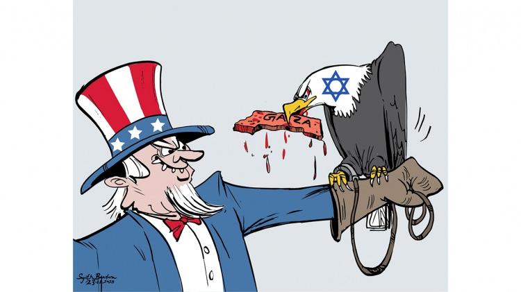 <p>İsrail ABD`nin desteği ile Gazze`de kan döküyor... Karikatürist: Sajith Bandara</p>

<p> </p>
