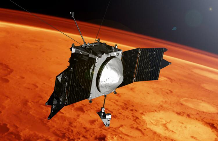 <p><strong>MAVEN UYDUSU</strong></p>

<p> </p>

<p>NASA'nın MAVEN uydusu da Mars'ın atmosferini inceliyor. Kasım 2013'te fırlatılan uydu, Eylül 2014'te Mars'a ulaştı.</p>

<p> </p>

<p>MAVEN, Mars'ın atmosferinin bir kısmını tam olarak nasıl kaybettiğini ve gezegende suyun nasıl yok olduğunu anlamaya çalışıyor.</p>
