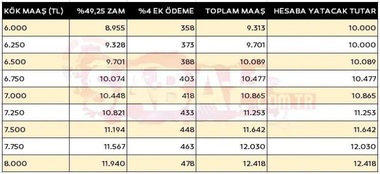 <p><strong>ŞUBAT AYI YENİ EMEKLİ MAAŞLARI TABLOSU- 1</strong></p>
