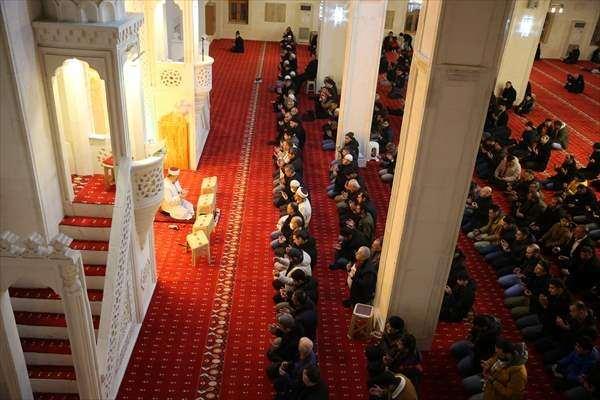 <p><strong>MARDİN</strong></p>

<p>Mardin'de Şakir Nuhoğlu Camii'nde Mira&ccedil; Kandili dolayısıyla program d&uuml;zenlendi.&nbsp;</p>
