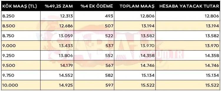 <p><strong>ŞUBAT AYI YENİ EMEKLİ MAAŞLARI TABLOSU- 2</strong></p>

