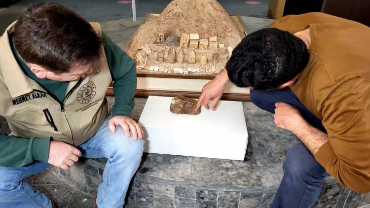 <p><strong>Adıyaman</strong> Müzesi envanterine dahil edilen balık fosili, müzenin teşhir salonunda ileriki dönemlerde sergilenerek ziyaretçilerin beğenisine sunulacak.</p>
