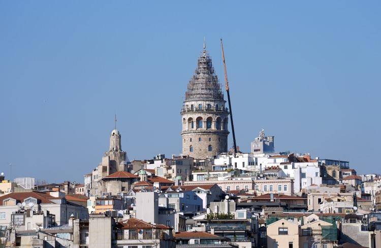 <p>UNESCO Dünya Mirası Geçici Listesi'ne 2013'te dahil edilen ve İstanbul silüetinin önemli yapılarından biri olan kuledeki çalışmaların nisanda tamamlanması planlanıyor.</p>
<p> </p>