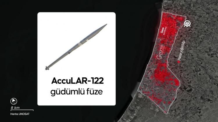 <p>İsrail ordusu, 22 Ekim'de, Maglan komando birliğinin, Gazze'de, Hamas'a karşı "Iron Sting" (Demir İğne) veya "Steel Sting" (Çelik İğne) adı verilen yeni, hassas güdümlü 120 milimetrelik havan mermisini kullandığı görüntüleri yayımladı.</p>
<p> </p>
