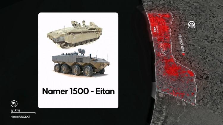 <p><strong>Yeni tank ve zırhlı personel taşıyıcılar ilk kez Gazze'de denendi</strong></p>