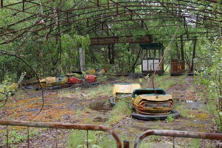 <p><strong>Pripyat, Ukrayna'da terk edilmiş bir eğlence parkı.</strong></p>
