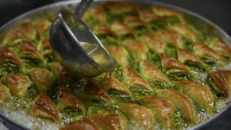 <p>17'nci sırada ise Antep baklavası yer aldı.</p>