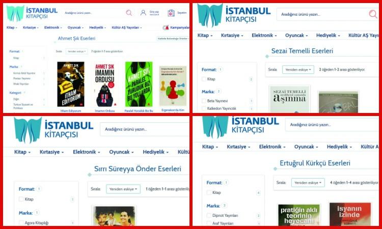 <p>İmamoğlu’nun yönettiği İBB’ye ait İstanbul Kitapçısı’nın; Güneydoğu’ya “vaat edilmiş topraklar” diyen HDP Genel Başkanı Sezai Temelli, Türkiye’yi PKK ile tehdit eden HDP’li Sırrı Süreyya Önder, Türkiye’yi ‘sivil katleden ülke’ yalanıyla ABD’ye şikayet eden HDP’li Ertuğrul Kürkçü, “Devletiniz teröristtir” diyen HDP’li Ahmet Şık’ın kitaplarını da satışa sunduğu belirlendi. (Yeni Akit 15.01.2020)</p>
