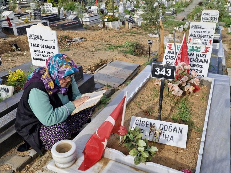 <p>Yakınlarının mezarı başında gözyaşlarına hakim olamayan vatandaşlar, bu bayramı da sevdiklerinden uzak geçirmenin hüznünü yaşadı.</p>
