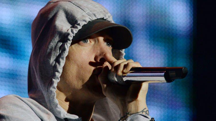<p>Eminem</p>

<p>Marshall Bruce Mathers III</p>
