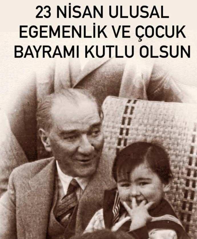 <p><span style="color:#800080"><strong>TÜRKAN ŞORAY</strong></span></p>

<p>paylaşımına <strong><em>"Ülkemizin kurucusu, Mustafa Kemal Atatürk, Büyük Millet Meclisini, 23 Nisan 1920’de kurdu ve bugünü geleceğimiz olan, çocuklara armağan etti. Her zaman Atatürk’ün ışığında</em></strong>" notunu düştü.</p>
