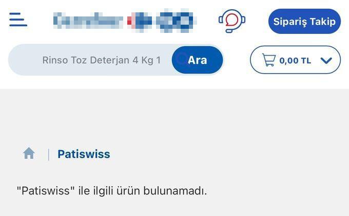 <p>Firmalar ayrıca online olarak da Patiswiss'e ait çikolataların satışlarını durdurdu.</p>

<p> </p>
