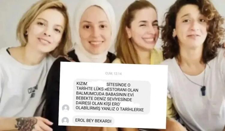 <p><strong>SOSYAL MEDYADAN GELEN İHBAR MESAJI</strong></p>

<p>Erol isimli şahısla ilgili gelen "Kızım … Sitesinde o tarihte lüks restoranı olan Balmumcu'da babasının evi Bebek'te deniz seviyesinde dairesi olan kişi Erol … olabilirmiş. O tarihlerde Erol bekardı…" mesaj ise kafaları karıştırdı </p>

<p> </p>
