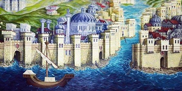 <p><em><strong>2 Nisan 1453 tarihini zincirin Haliç’in ağzına gerilmesi tarihi olarak veren İsmail Hami Danişmend, bir takım rivayetlerden yola çıkarak zincir hakkında bilgi vermektedir.</strong></em></p>
