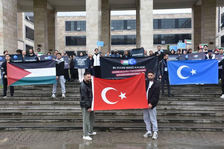 <p>Bartın'da üniversite öğrencileri, İsrail'in Gazze'ye yönelik saldırılarını "sessiz yürüyüş" ile kınadı.</p>

<p> </p>
