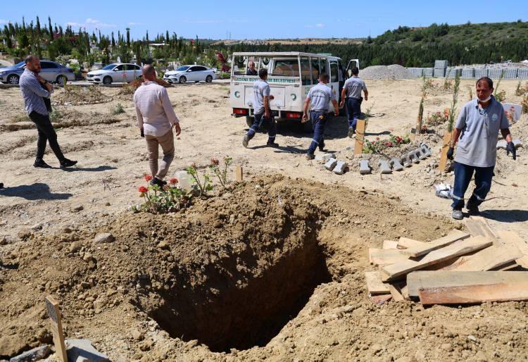 <p>ABD'de sevgilisi tarafından öldürüldüğü ileri sürülen fenomen Yağmur Taktaş'ın mezarı açıldı ve tekrardan otopsi için cansız bedeni Adana Adli Tıp Kurumu Morgu’na kaldırıldı.</p>
