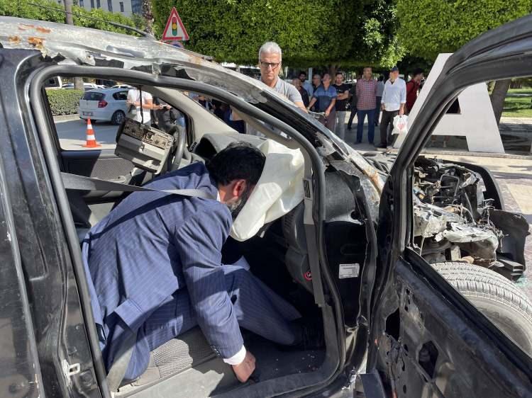 <p>Adana Emniyet Müdürlüğü Trafik Denetleme Şube Müdürlüğü ekipleri tarafından Atatürk Parkı'nda vatandaşları bilinçlendirmek amacıyla kaza tatbikatı gerçekleştirildi. Tatbikatta bir trafik kazası canlandırıldı. </p>

<p> </p>

