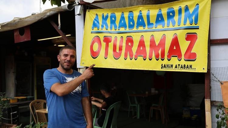 Bu işyerine akraba giremez dedi! Görenleri şaşkına çevirdi