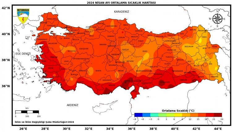 <p>BÜTÜN BÖLGELERDE KORKUTAN ARTIŞ</p>

<p>Ortalama sıcaklıklar bütün bölgelerde mevsim normallerinin üzerine çıkarken, İç Anadolu'da 4,7 derece, Karadeniz'de 4,6 derece, Doğu Anadolu'da 4,5 derece, Güneydoğu'da 4,4 derece, Ege'de 4,3 derece, Akdeniz'de 4 derece, Marmara'da 3,9 derece sıcaklık artışı görüldü.</p>
