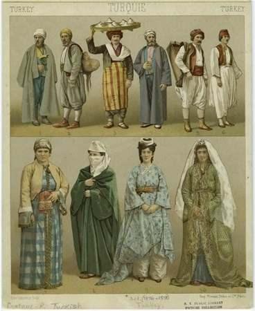 <p>Türk erkek-kadınların giyim kuşamları</p>
<p> </p>