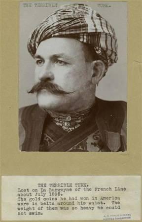 <p>"Korkunç Türk" lakaplı güreşçimiz Koca Yusuf</p>
<p> </p>