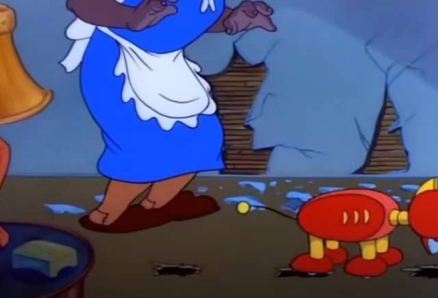 <p><strong>Bu karakterin tamamen göründüğü ilk şov, Saturday Evening Puss adlı bölümdü ve zaten bu fotoğraf da o bölümden alınmıştır.</strong></p>