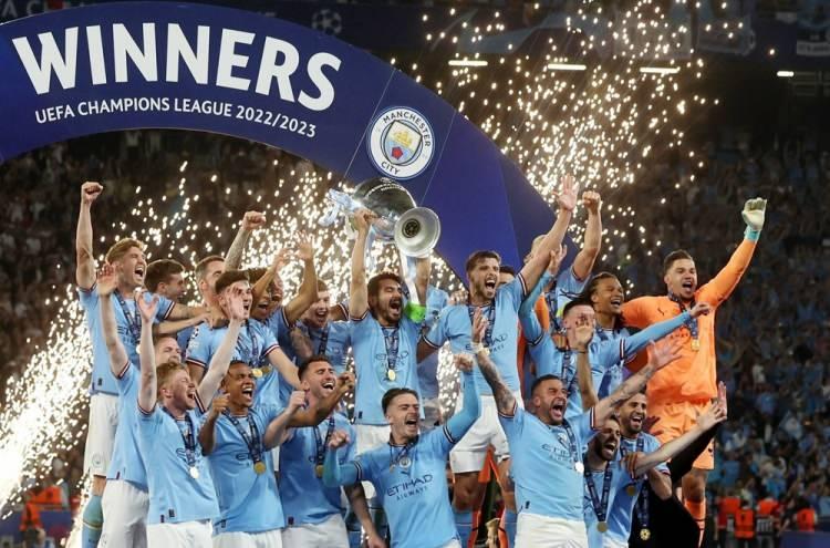 <p>2023: Manchester City 1-0 Inter<br />
<br />
* Manchester City, Inter'i 1-0 mağlup ederek Şampiyonlar Ligi'nde tarihinde ilk kez şampiyon oldu<br />
<br />
* Bu sonuçla Pep Guardiola, Manchester City kariyerinde Şampiyonlar Ligi'nde ilk kez zafere ulaştı.</p>