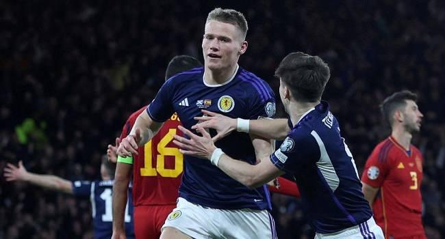 <p>* İSKOÇYA<br />
<br />
* A GRUBU</p>
<p><strong>Kaleci:</strong> Zander Clark, Angus Gunn, Liam Kelly<br />
<br />
<strong>Defans:</strong> Liam Cooper, Grant Hanley, Jack Hendry, Scott McKenna, Ross McCrorie, Ryan Porteous, Anthony Ralston, Andy Robertson, Greg Taylor, Kieran Tierney<br />
<br />
<strong>Orta saha</strong>: Stuart Armstrong, Ryan Christie, Billy Gilmour, Ryan Jack, John McGinn, Callum McGregor, Kenny McLean, Scott McTominay<br />
<br />
<strong>Forvet: </strong>Che Adams, Tommy Conway, James Forrest, Lewis Morgan, Lawrence Shankland</p>