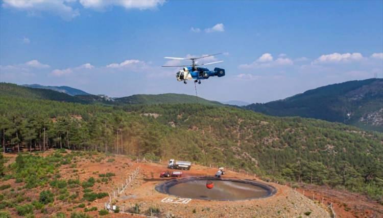 <p>Tesis edilen havuz ve göletler sayesinde sorti sayıları artan helikopterlerin yangınlara daha etkili müdahale etmesi mümkün hale geldi.</p>
<p> </p>