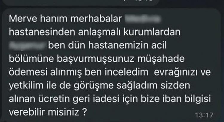 <p>Derneğimize de bu tarz şikâyetler geldiğinde biz hastanelere 'Vatandaşın parasını ödeyin' diyoruz. Hastalar hiçbir şekilde mağdur edilemez. Hastane ile sigorta arasındaki anlaşmazlıkların bedeli hastalara ödetilemez. Herhangi bir hata yapıldıysa, vatandaşın mağduriyetinin hastane tarafından giderilmesi gerekiyor."</p>