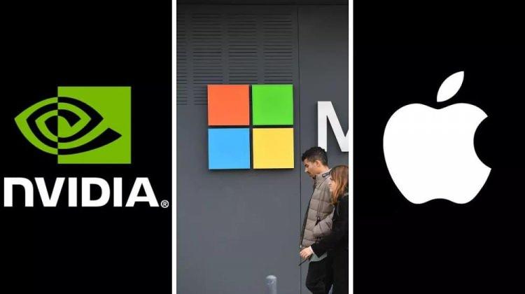 <p>Yılın ilk 6 ayında Nvidia, Apple ve Microsoft arasında geçen dünyanın en değerli firması olma rekabetinde haziran ayının son işlem günü itibarıyla Microsoft, Apple ve Nvidia'nın önünde yer alarak 3,321 trilyon dolarla dünyanın en değerli şirketi oldu. Sıralamada Apple 3,229 trilyon dolar, Nvidia 3,038 trilyon dolarla Microsoft'u izledi.<br />
</p>