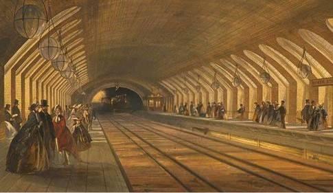 <p><span style="color:#B22222"><strong>LONDRA'DAKİ BAKER STREET İSTASYONU | 1863</strong></span></p>