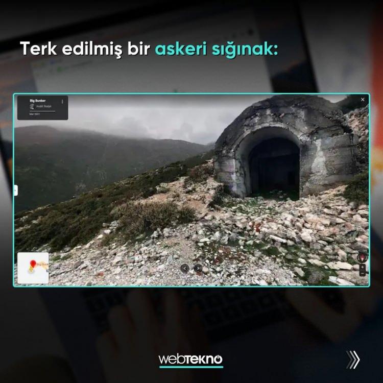 <p><strong>Terk edilmiş askeri sığınak</strong></p>