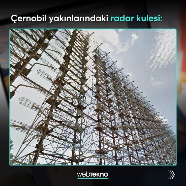 <p><strong>Çernobil yakınlarındaki radar kulesi</strong></p>